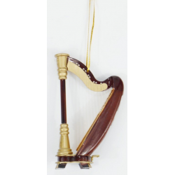 Harfe 12 cm Holz mit Schlaufe zum Aufhängen