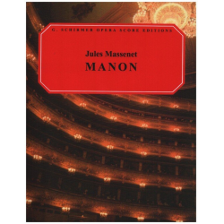 Manon vocal score (en/frz) - Jules Massenet