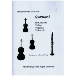 Quartett Nr.1 für Klarinette, - Philipp Meissner