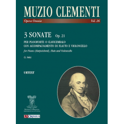 3 Sonate op.21 für Flöte, Violoncello - Muzio Clementi