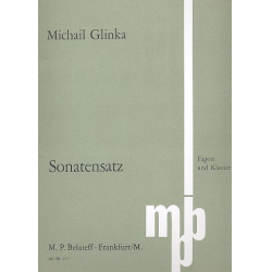 Sonatensatz für Fagott und Klavier - Mikhail Glinka