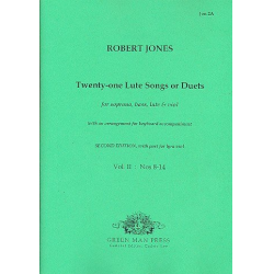21 lute-songs or duets vol.2 (no.8-14) - Robert *1945 Jones