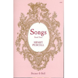 Songs vol.3 for voice and -Henry Purcell