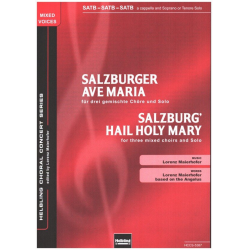 Salzburger Ave Maria SATB (3chörig) - Lorenz Maierhofer