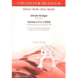 Sonate à 5 a-Moll - Johann Krieger