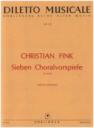 FINK Christian : Sieben Choralvorspiele - Christian Fink