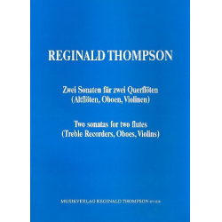 2 Sonaten : für 2 Flöten (Altblockflöten, - Reginald Thompson