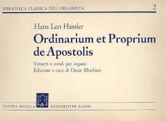 Ordinarium et proprium de Apostolis - Hans Leo Hassler