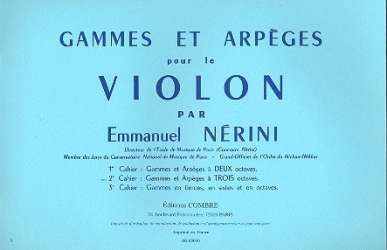 Gammes et arpèges vol.2 - Emmanuel Nerini