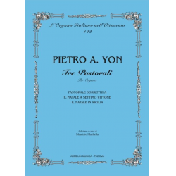 3 pastorali per organo - Pietro A. Yon