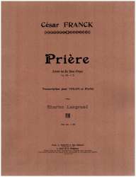 C. Franck : Priere Violon-Piano - César Franck