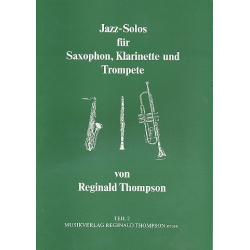 Jazz-Solos Band 2 : für Saxophon - Reginald Thompson