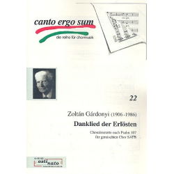Danklied der Erlösten für gem Chor - Zoltán Gárdonyi
