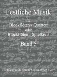 Feuerwerksmusik für 4 Blockflöten (SATB) - Georg Friedrich Händel (George Frederic Handel)