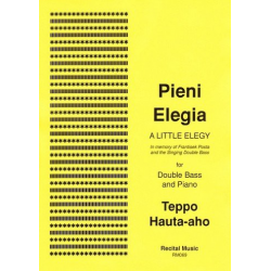 A little Elegy for double bass and piano - Teppo Hauta-Aho