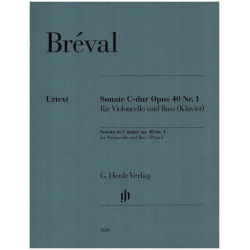Sonate C-Dur Nr.1 op.40 - Jean Baptiste Breval