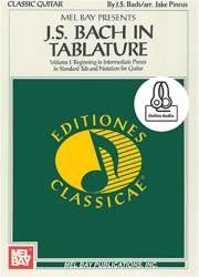 J.S. Bach in Tablature vol.1 (+Online Audio) - Johann Sebastian Bach