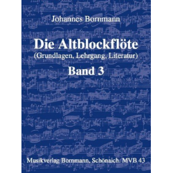 Die Altblockflöte Band 3 -Johannes Bornmann