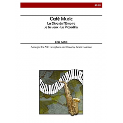 Café Music for alto saxophone and piano - Erik Satie