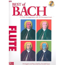 Best of Bach (+CD) for flute - Johann Sebastian Bach