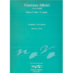 Missa C-Dur für gem Chor (5 Stimmen) - Vincenzo Albrici