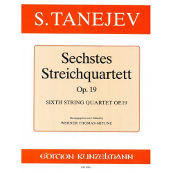Streichquartett Nr.6 op.19 - Sergej Tanejew