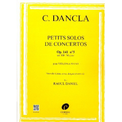 Petit solo de concerto ré majeur op.141 no.5 - Jean Baptiste Charles Dancla