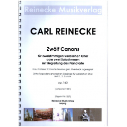 12 Canons op.163 - Carl Reinecke