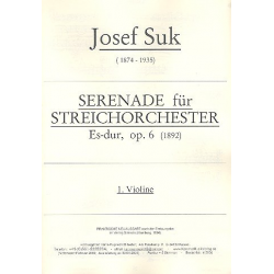 Serenade Es-Dur op.6 für Streichorchester - Josef Suk