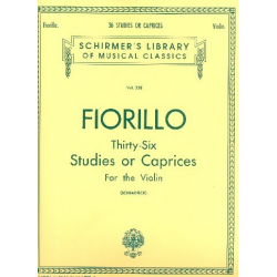36 Studies or Caprices - Federigo Fiorillo