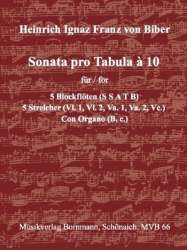 Sonata pro Tabula a 10 für - Heinrich Ignaz Franz von Biber
