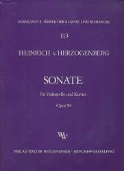 Sonate op.94 für Violoncello - Heinrich von Herzogenberg