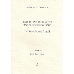 Symphony No. 4 in F minor Orchestra - Emil Nikolaus von Reznicek