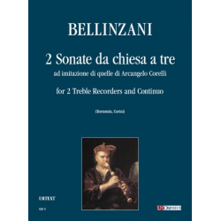 2 Sonate da chiesa a tre per - Paolo Benedetto Bellinzani