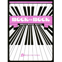 Bock To Bock #2 Piano/Organ Duets - Fred Bock