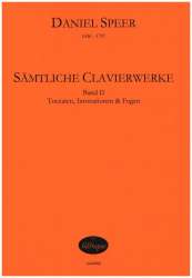 Sämtliche Clavierwerke Band 2 - Toccaten, Intonationen und Fugen - Georg Daniel Speer