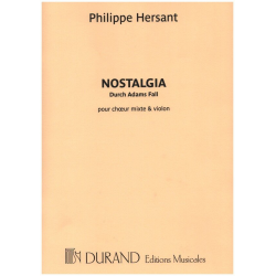 Nostalgia (Durch Adams Fall) - Philippe Hersant
