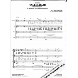 C2525G/1 Hallelujah - für gem Chor - Bob Dylan