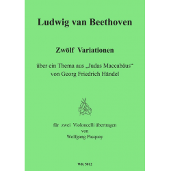 12 Variationen über Judas Macchabäus von Händel - Ludwig van Beethoven