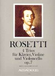 4 Trios op.7 Band 2 (Nr. 3-4) - Francesco Antonio Rosetti (Rößler)