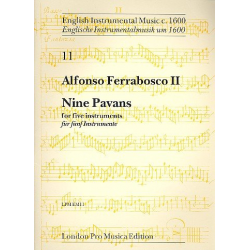 9 Pavans für 5 Instrumente - Alfonso Ferrabosco