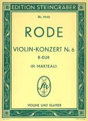 Konzert B-Dur Nr.6 für Violine - Jacques Pierre Joseph Rode