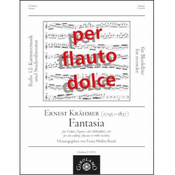 Fantasia für Csakan (Sopran- - Ernest Krähmer