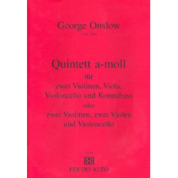Quintett a-Moll für 2 Violinen, Viola, - George Onslow