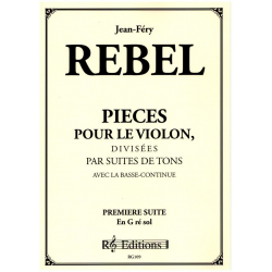 Premiere suite en G pour - Jean-Féry Rebel