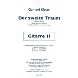 Der zweite Traum für 3 Gitarren (Ensemble) - Gerhard Kloyer