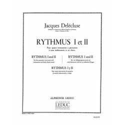 Rythmus 1 et 2 : pour 4 instruments - Jacques Delecluse