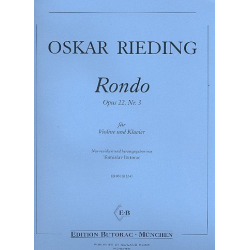 Rondo op.22,3 für Violine - Oskar Rieding