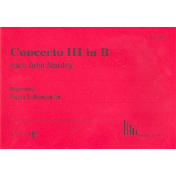Concerto B-Dur Nr.3 nach - John Stanley