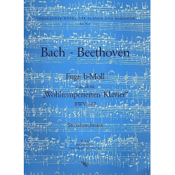 Fuge b-Moll BWV867 für 2 Violinen, - Johann Sebastian Bach